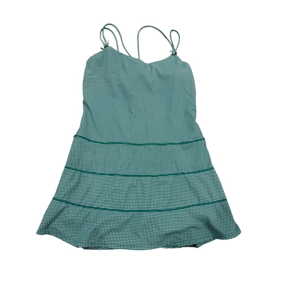 AS Revival Green Gingham Athletic Dress with Built-in Shorts XXL